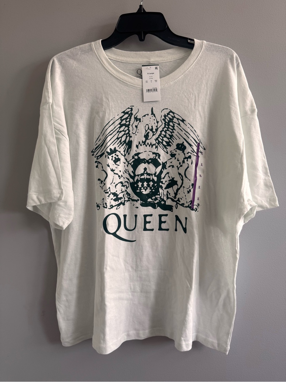 Queen Official Merch Band Graphic T-Shirt XL White Classic Rock NWT